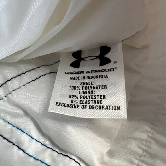 Under Armour Women's Full Zip Quilted Jacket White Size Large Pockets - Picture 9 of 9